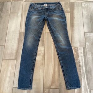 True Religion Skinny Size 29 RN 112790 CA 57414 Rhinestone Pocket *READ*
